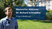 MemrisTec Welcome - Dr. Richard Schroedter