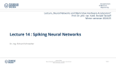 thumbnail of medium Neural Networks and Memristive Hardware Accelerators - Lecture 14