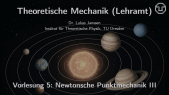 thumbnail of medium Theoretische Mechanik (Lehramt): Vorlesung 5