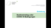 Studieneinstieg unter Covid-19-Bedingungen - Einleitung für Lehrende