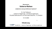 thumbnail of medium Volterra-Analyse nichtlinearer dynamischer Systeme