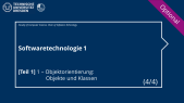 SWT1 [T1] 1. Objektorientierung: Objekte und Klassen (4/4)