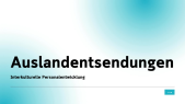 thumbnail of medium Auslandsentsendungen