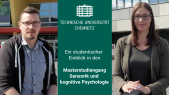 Masterstudiengang Sensorik und kognitive Psychologie an der TU Chemnitz