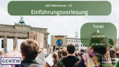 URV Aktivismus - 01 Einführungsveranstaltung