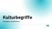 thumbnail of medium Kulturbegriffe