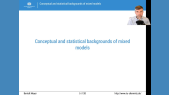 Mixed models: Conceptual and statistical backgrounds