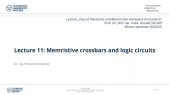 thumbnail of medium Neural Networks and Memristive Hardware Accelerators - Lecture 11