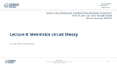thumbnail of medium Neural Networks and Memristive Hardware Accelerators - Lecture 08